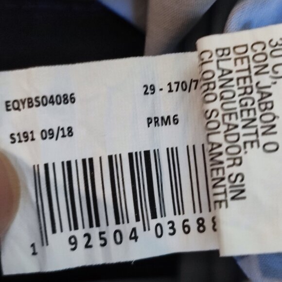 Quiksilver board short men's size 29 blue white stripes Dryflight - Picture 9 of 16